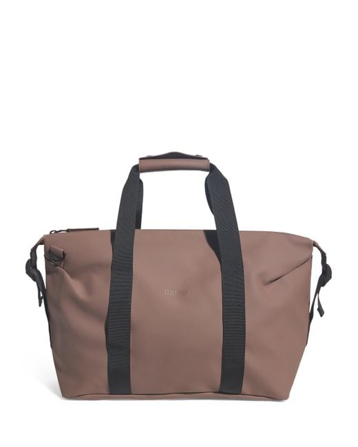 Rains Brown Small Waterproof Hilo Weekend Bag for men