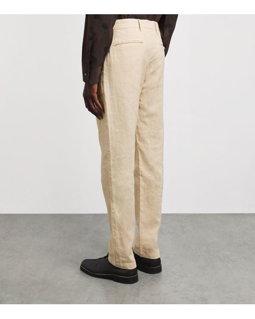 Paul Smith Natural Cotton-Blend Chinos for men