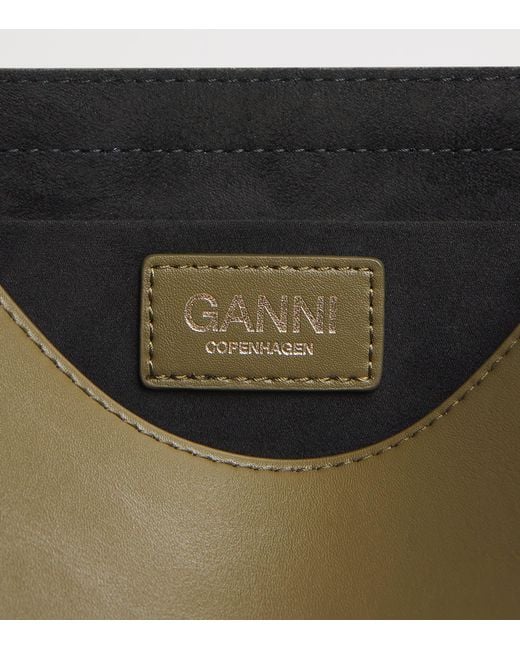 Ganni Green B-Kat Shoulder Bag