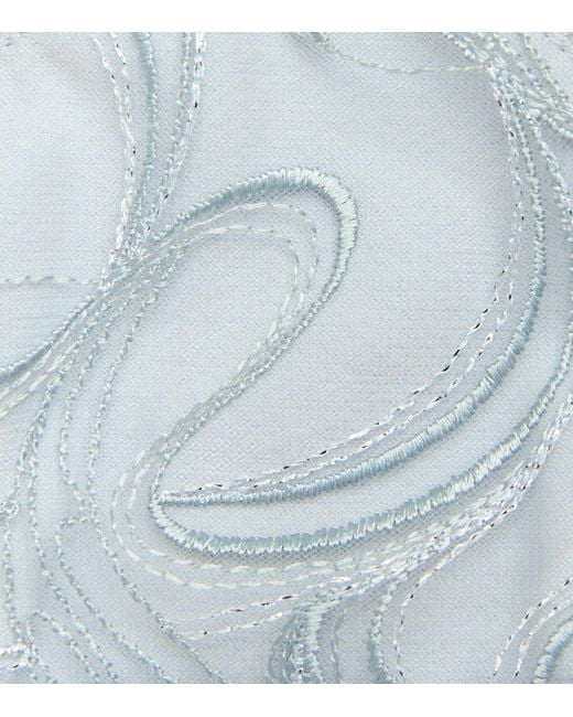 Bordelle White Embroidered Pearl Briefs