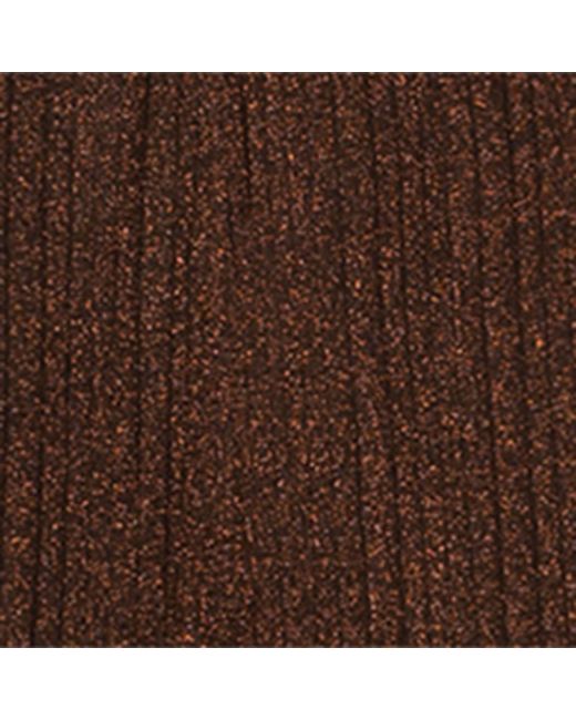 Aeron Brown Rib-knit Shale Trousers