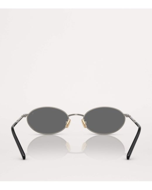 Brunello Cucinelli Gray Acetate Sunglasses