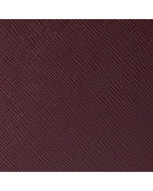 Prada Purple Medium Saffiano Leather Brique Cross-Body Bag for men