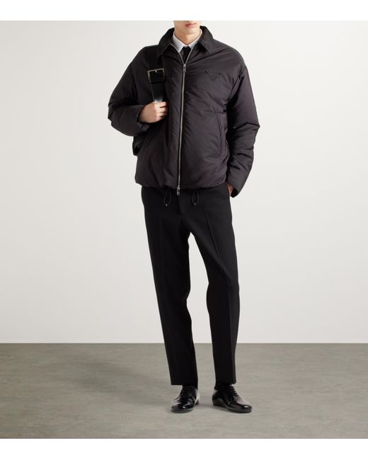 Prada Re Nylon Jacket in Black for Men Lyst UK