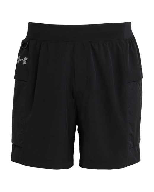 Under Armour Black Launch Trail Shorts for men