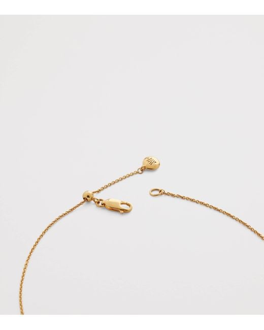 Monica Vinader Natural Vermeil Fine Chain Necklace