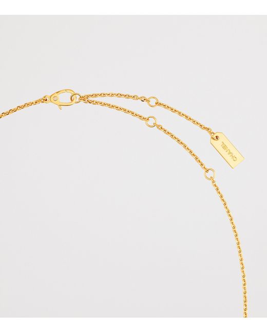 Chanel Metallic And Diamond Eternal N°5 Necklace