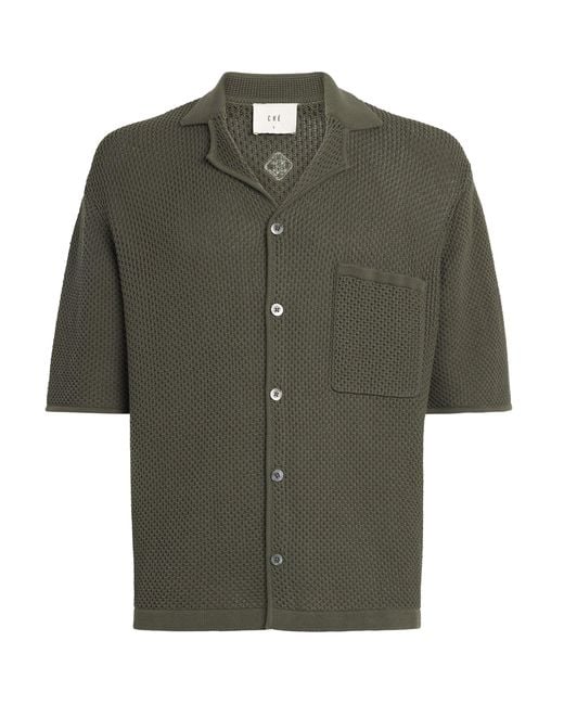 CHE Green Cotton El Junco Shirt for men