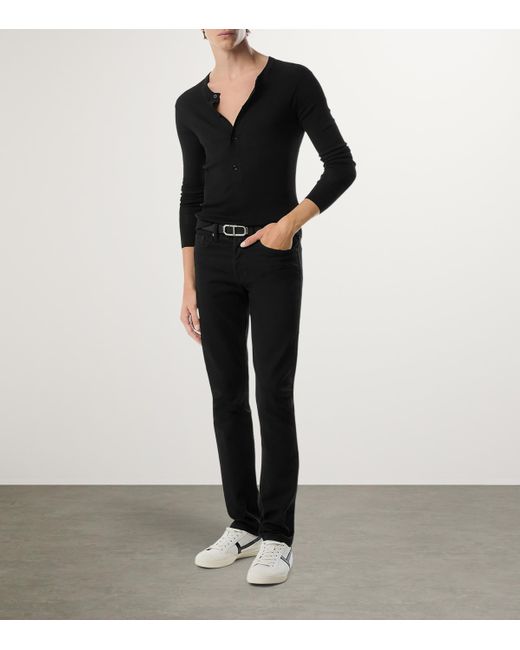 Tom Ford Blue Straight-Leg Jeans for men