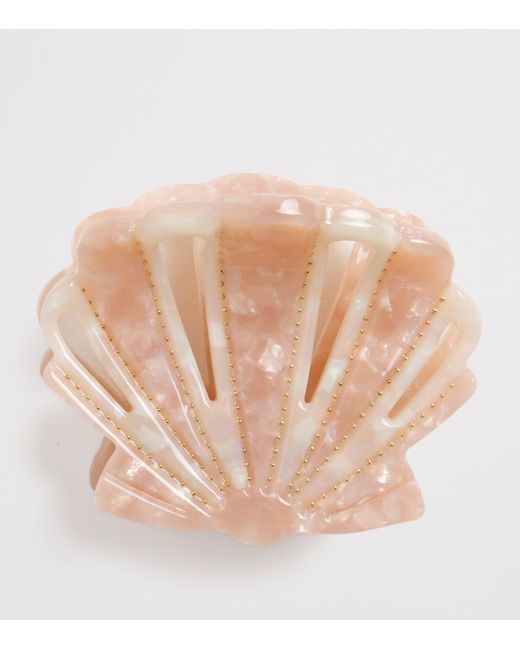 Zimmermann Natural Acetate Shell Clasp Hair Clip