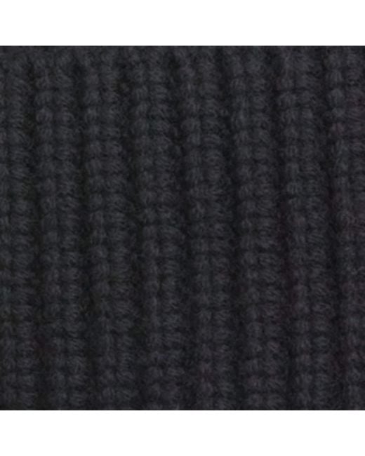 Maje Black Wool-Cashmere Clover Beanie