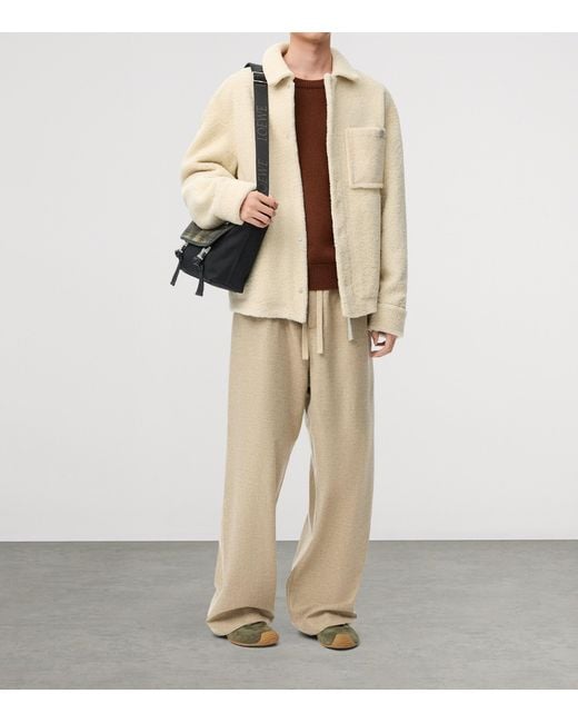 Loewe Brown Wool Anagram Sweater for men