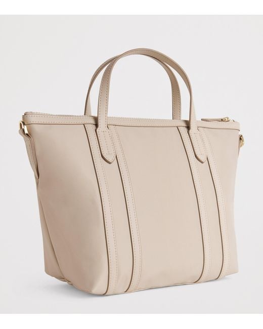 Harrods Natural Grab Nylon Jetsetter Tote Bag