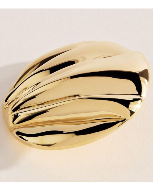 Chloé Natural Pleats Clip-On Earrings