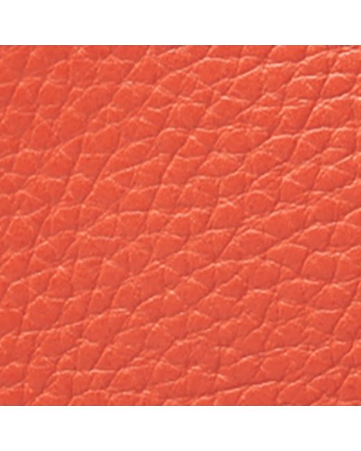 Aspinal Orange Leather A Camera Bag