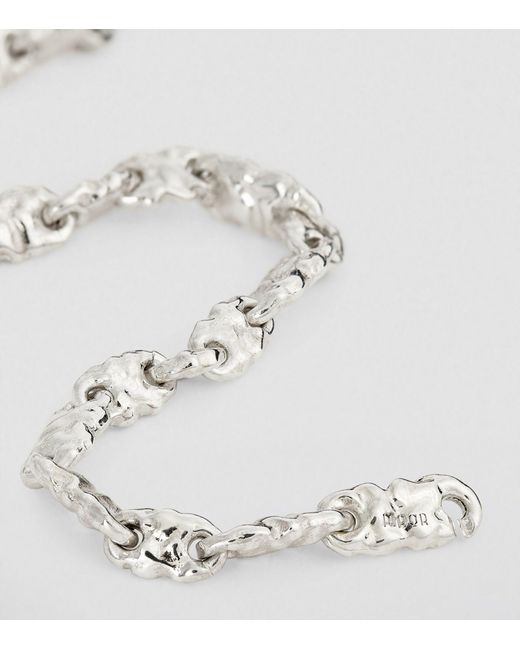 MAOR Metallic Sterling Silver Dali Bracelet for men