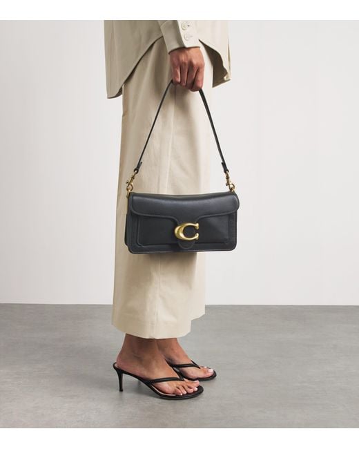 COACH Gray Leather Tabby 26 Shoulder Bag