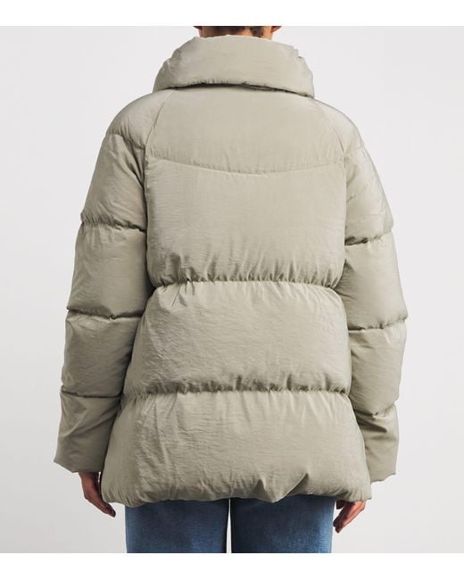 Varley Gray Down Valencia Puffer Jacket
