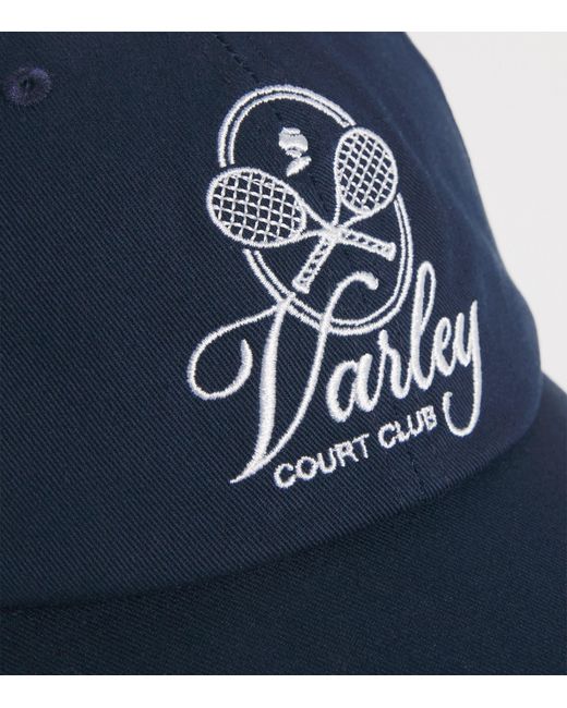 Varley Blue Cotton Noa Club Cap