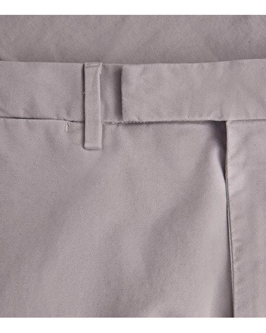 Polo Ralph Lauren Gray Stretch-Cotton Slim Chinos for men