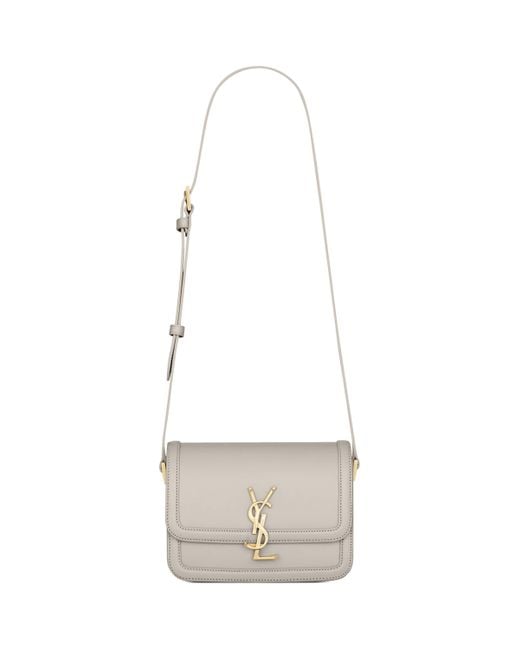 Saint Laurent White Small Solferino Satchel