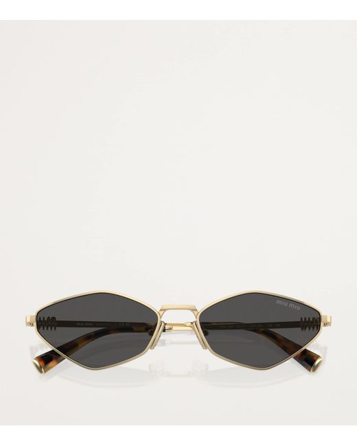 Miu Miu Metallic Mu 56Zs Gld Shn Gry