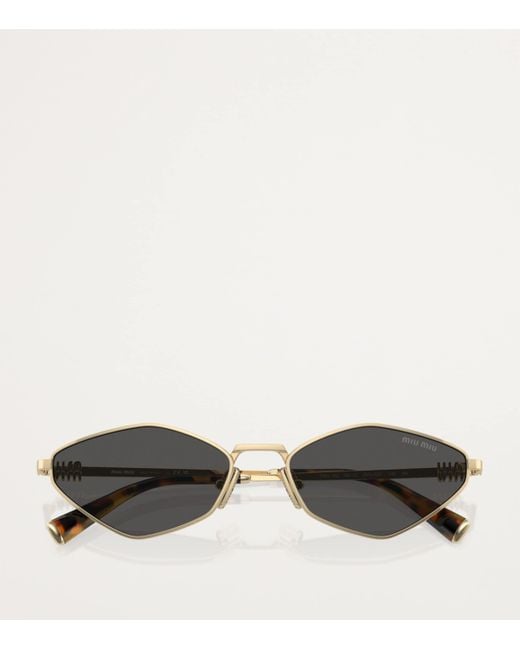 Miu Miu Metallic Mu 56Zs Gld Shn Gry
