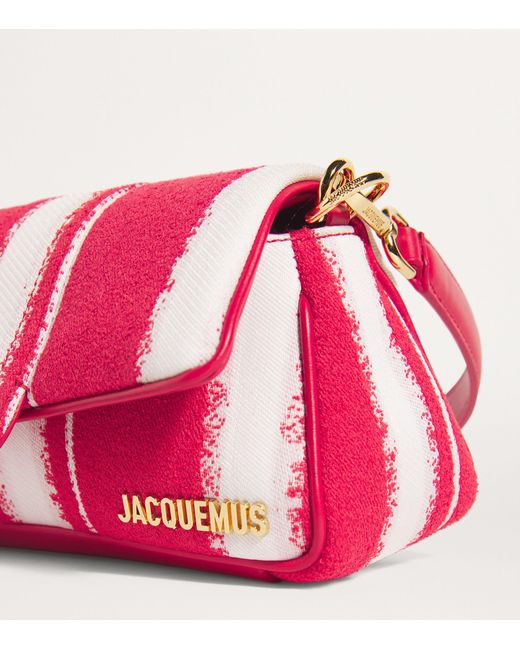 Jacquemus Pink Mini Striped Le Bambinou Shoulder Bag