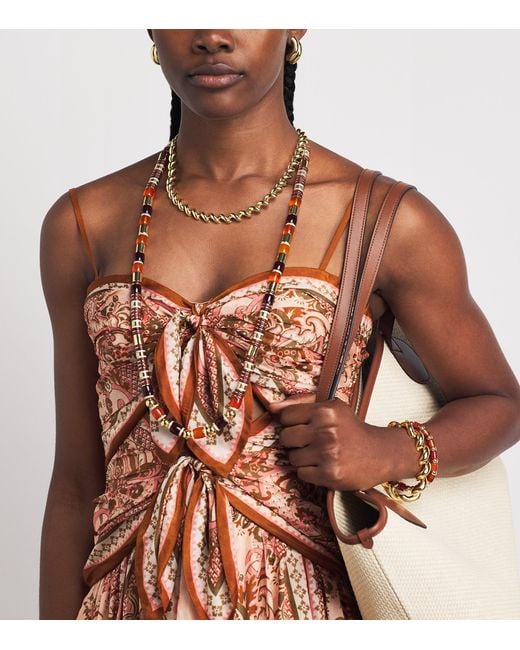 Eddie Borgo Natural Plated Torsade Chain Necklace