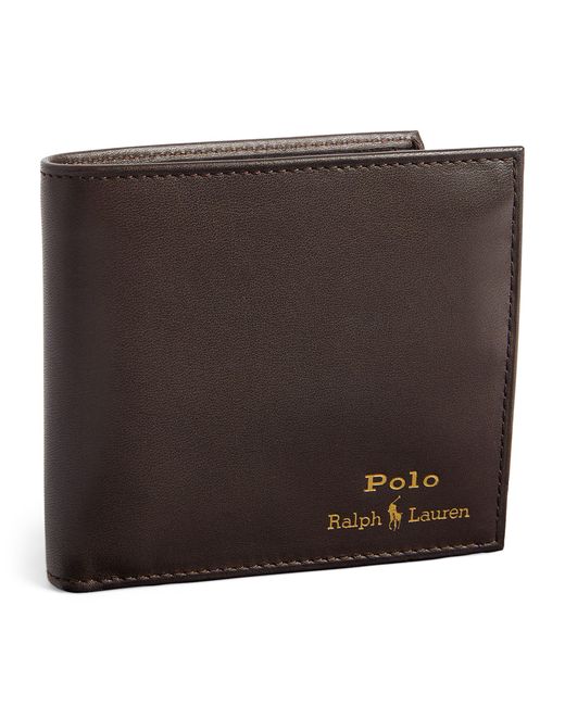 Polo ralph lauren brown wallet cheap