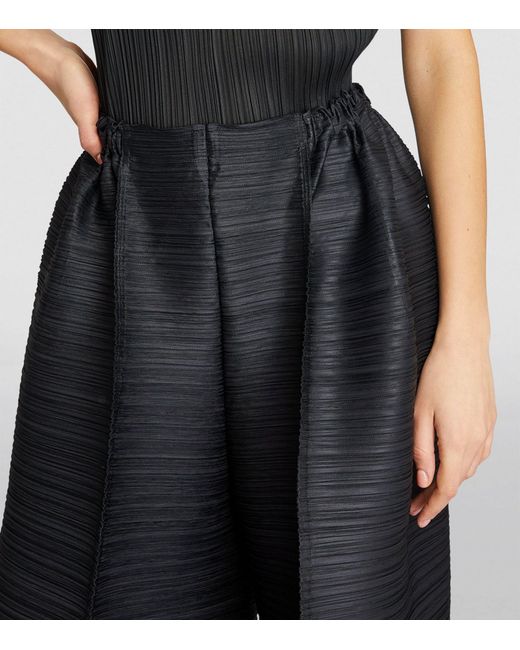 Pleats Please Issey Miyake Black Thicker Bounce Trousers