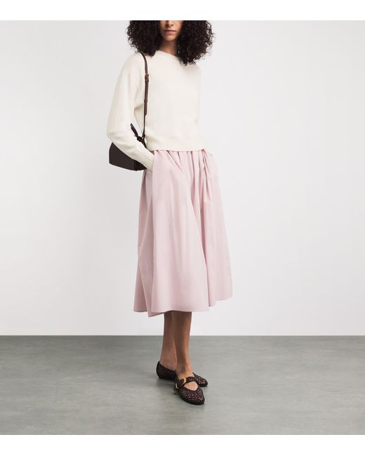 LeKasha White Organic Cashmere Sweater