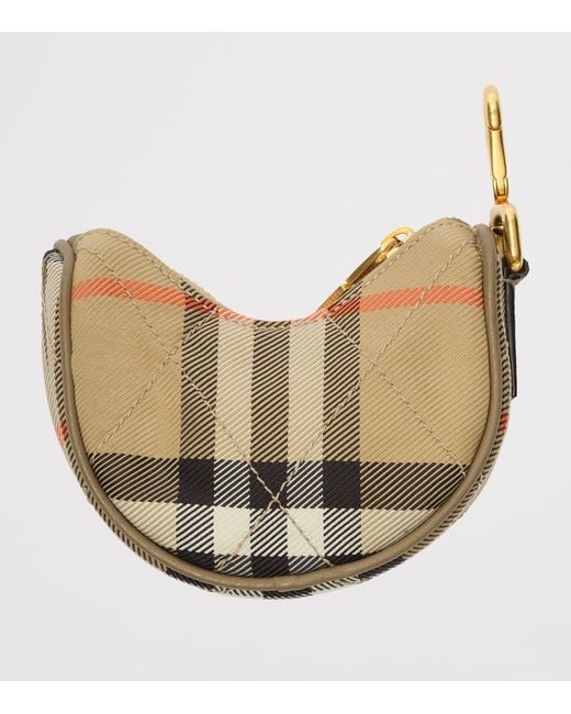 Burberry White Horseshoe Cross-Body Bag Charm