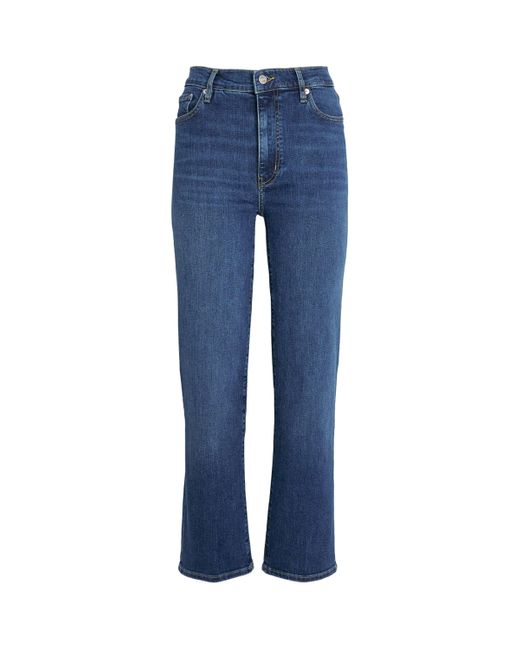 FRAME Blue Le Sleek Straight Jeans