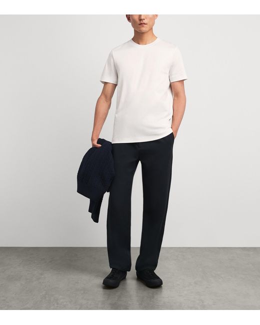 Bogner White Cotton Logo Ryan T-Shirt for men