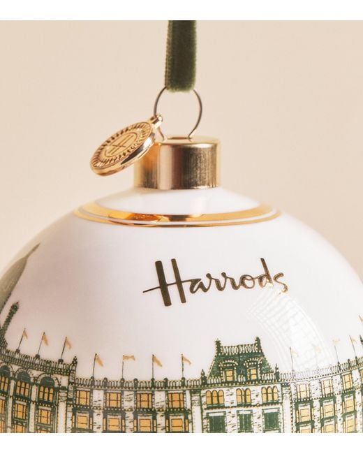 Harrods Metallic Knightsbridge Building Bauble