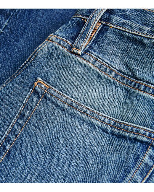 FRAME Blue The 1978 High-rise Straight Jeans