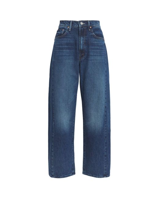 Mother Blue The Half-Pipe Wide-Leg Jeans