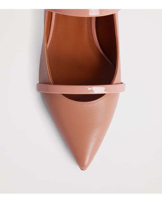 Malone Souliers Pink Leather Maureen Mules 100