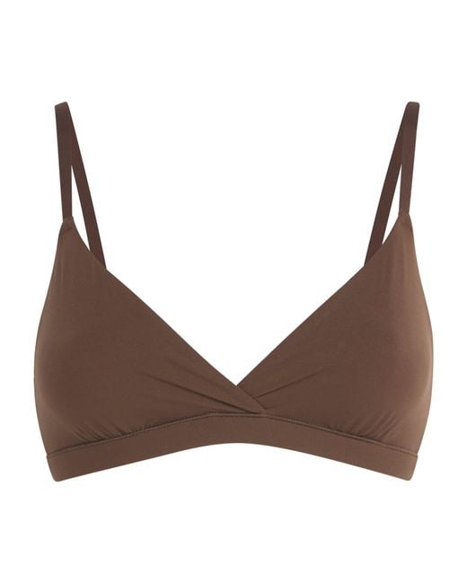 Skims Brown Fits Everybody Triangle Bralette