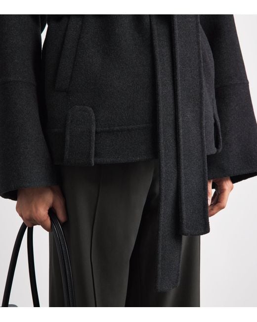 Khaite Black Wool Alder Jacket