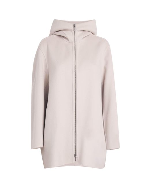 Iris Von Arnim Pink Wool-Cashmere Dance Slim Hoodie