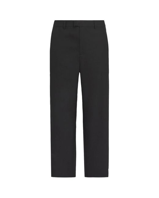 Represent Gray Straight Tailored Trousers for men