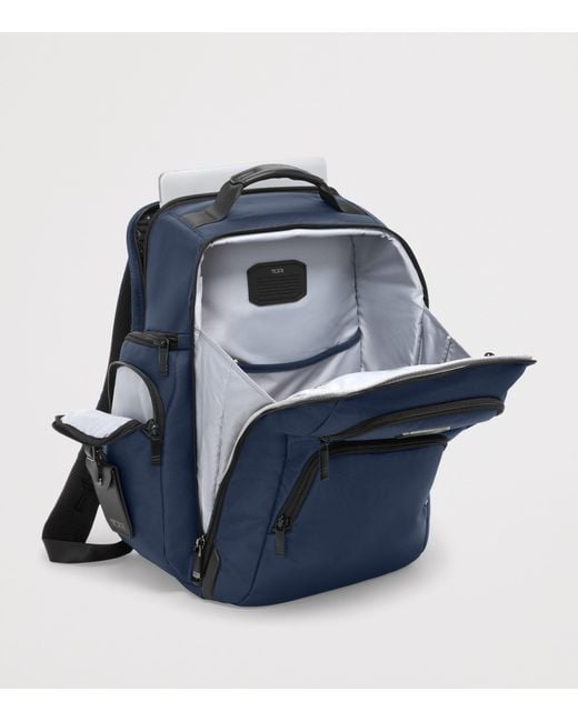 Tumi Blue Alpha 4 Brief Pack Backpack for men