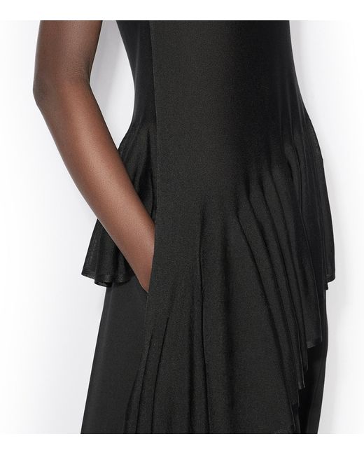 Alaïa Black Stretch-Wool Balloon Trousers