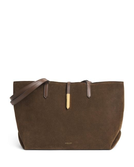 DeMellier London Brown Suede Tokyo Tote Bag