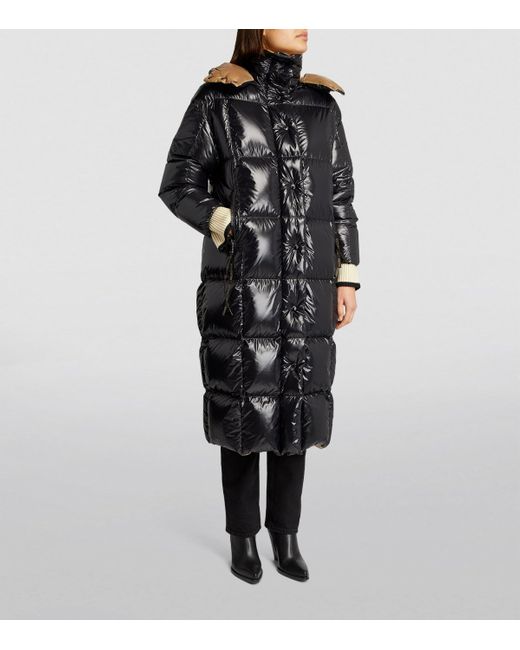 Moncler Black Down-Filled Parnaiba Coat