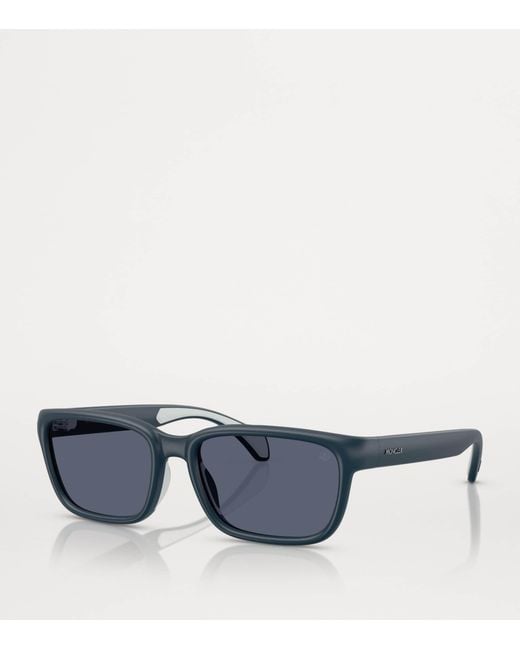 Moncler Blue Injected Slicka Me8002 Sunglasses