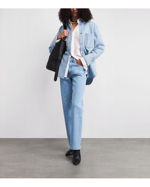 Joseph Blue Chams Straight Jeans