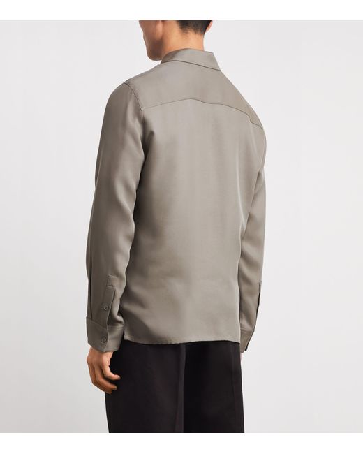Sandro Brown Cotton Field Jacket for men